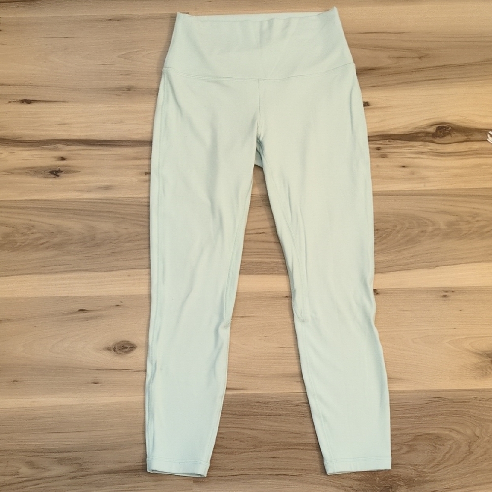 EUC Lululemon Leggings Size 6 Light Seafoam Green Buttery Soft!